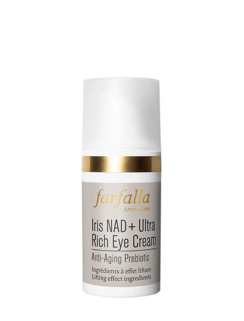 Farfalla Iris NAD+ Ultra Rich Eye Cream, Anti-Aging Prebiotic 15 ml