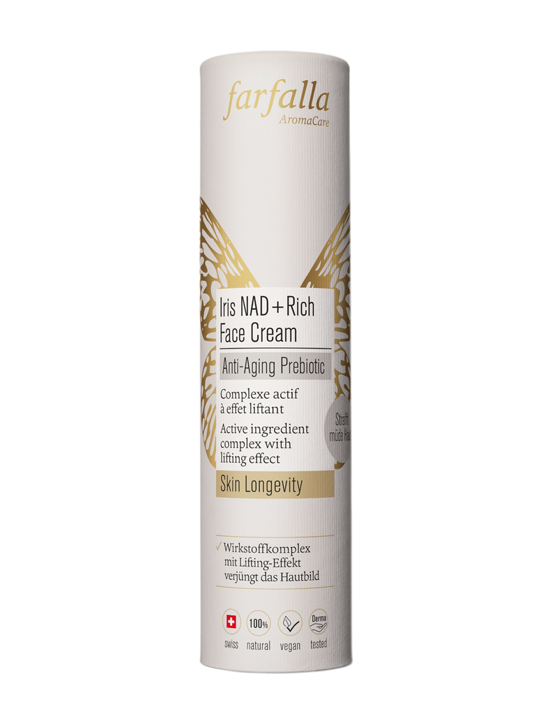 Farfalla Iris NAD+ Rich Face Cream, Anti-Aging Prebiotic 30 ml