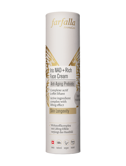Farfalla Iris NAD+ Rich Face Cream, Anti-Aging Prebiotic 30 ml