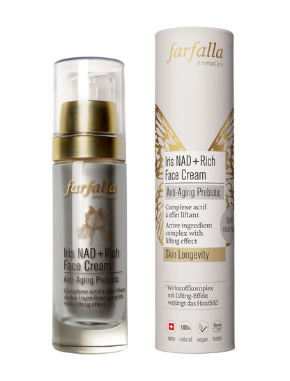 Farfalla Iris NAD+ Rich Face Cream, Anti-Aging Prebiotic 30 ml