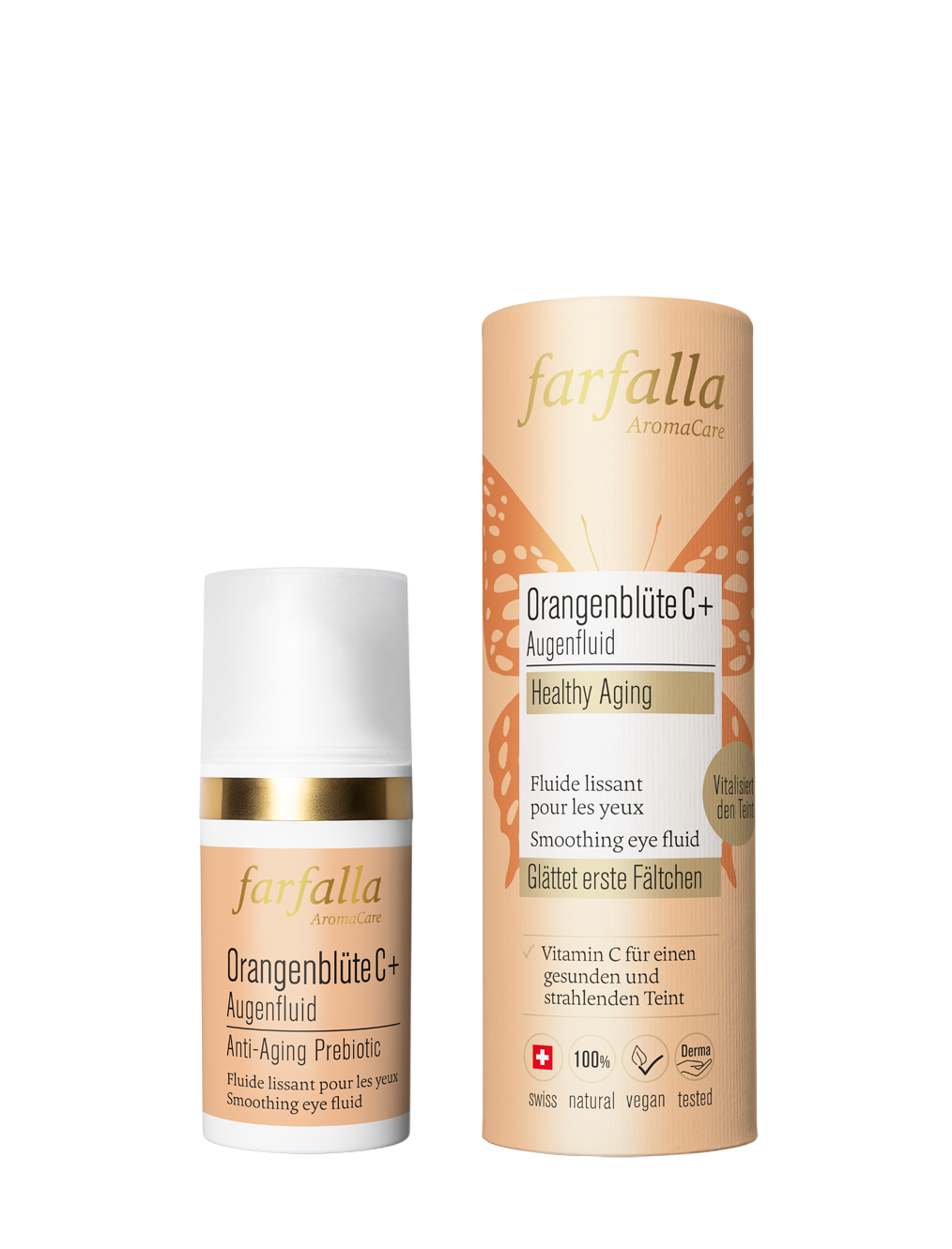 Farfalla Orangenblüte C+ Augenfluid, Healthy Aging, 15ml