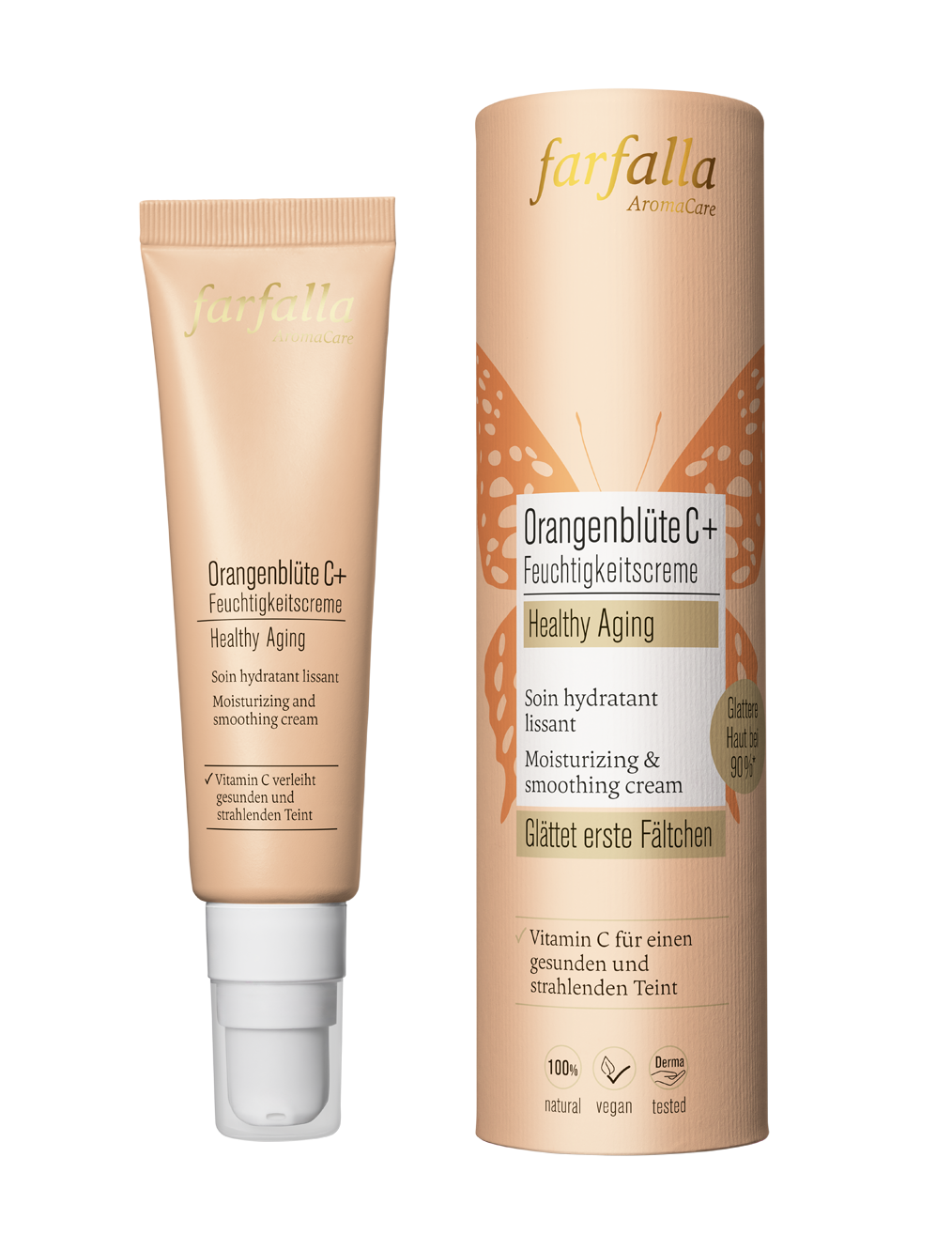 Farfalla Orangenblüte C+ Feuchtigkeitscreme, Healthy Aging, 30ml