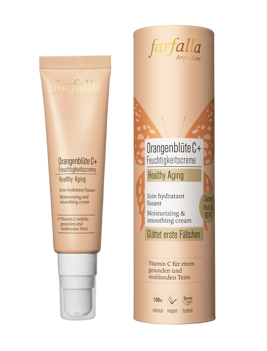 Farfalla Orangenblüte C+ Feuchtigkeitscreme, Healthy Aging, 30ml