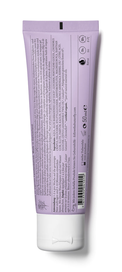 Rockrose Mg+ Energizing Jelly Mask, Hydro Skinergy, 50ml - Rückansicht