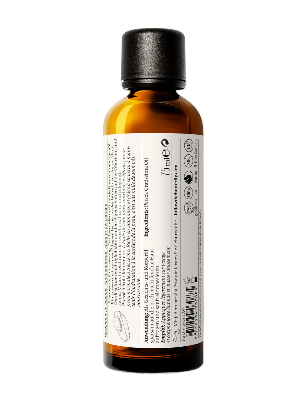 Farfalla – Avocado, Bio-Pflegeöl, Kälteschutz, 75 ml