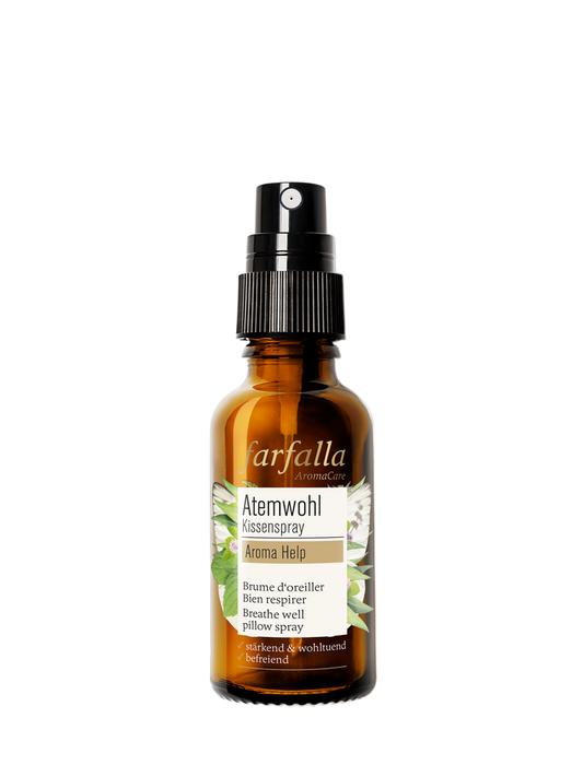 Farfalla – Atemwohl Kissenspray, Aroma Help, 30 ml