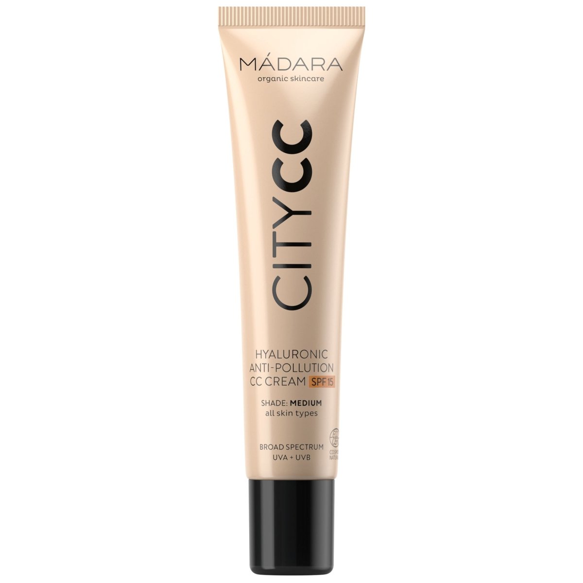 Madara CITY CC Anti-Pollution Hyaluron Creme mit LSF 15, medium, 40 ml - Madara