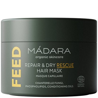 Mádara FEED Repair & Dry Rescue Hair Mask, 180 ml - Madara