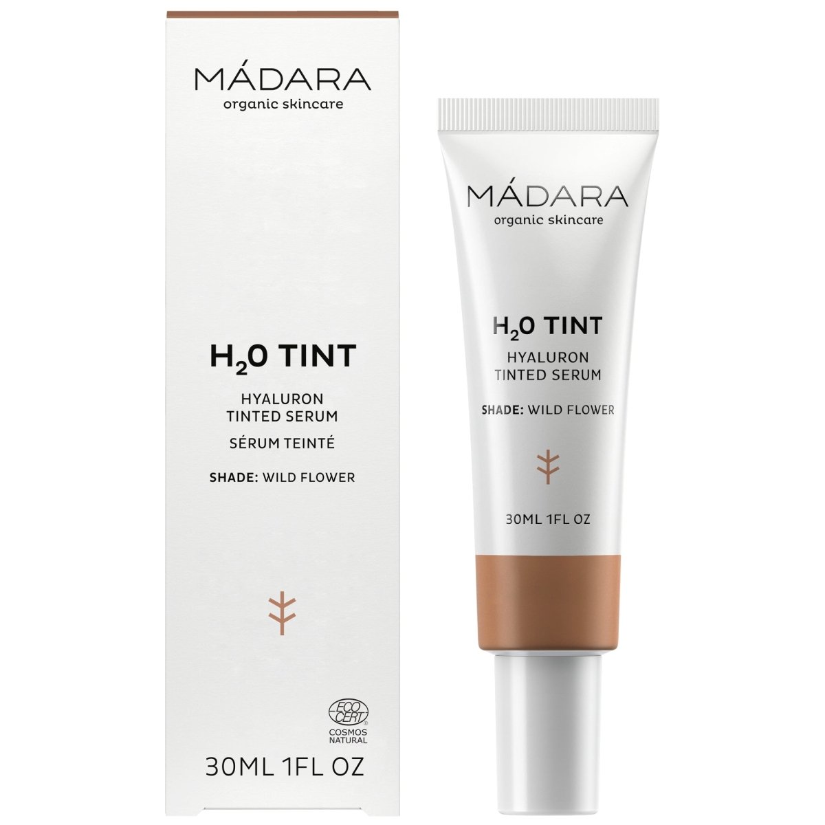 Madara H2O Tint getöntes Hyaluron-Serum, 4 WILD FLOWER, 30 ml - Madara
