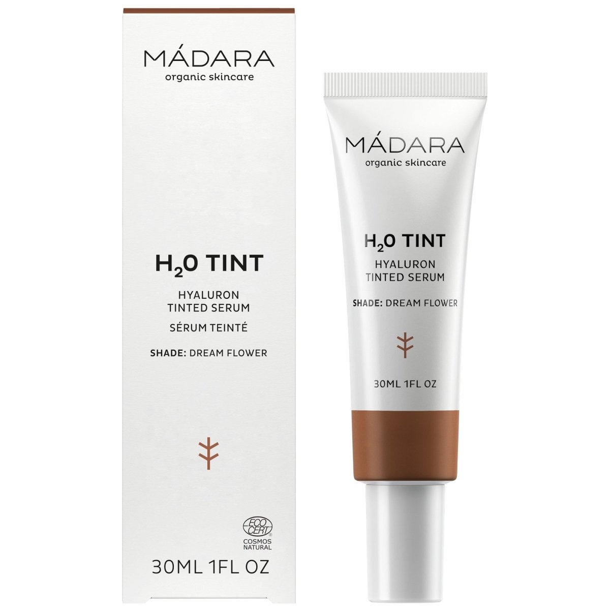 Madara H2O Tint getöntes Hyaluron-Serum, 5 DREAM FLOWER, 30 ml - Madara