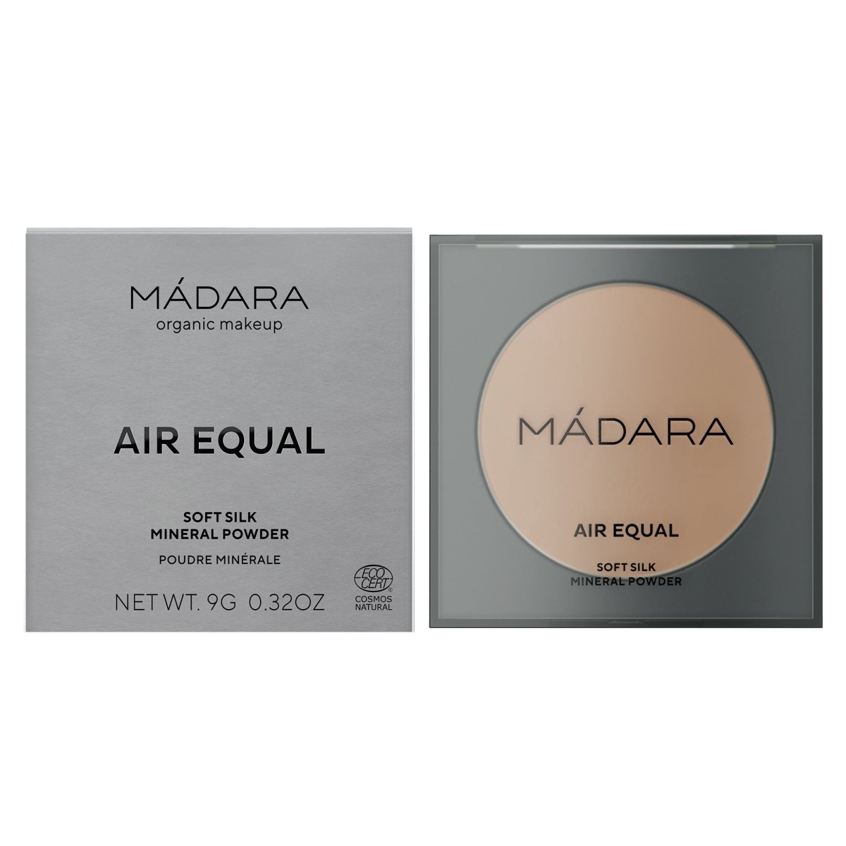 Madara Mineralischer Gesichtspuder - Air Equal Soft Mineral Powder Nr. 2 Beige 9 g - Madara