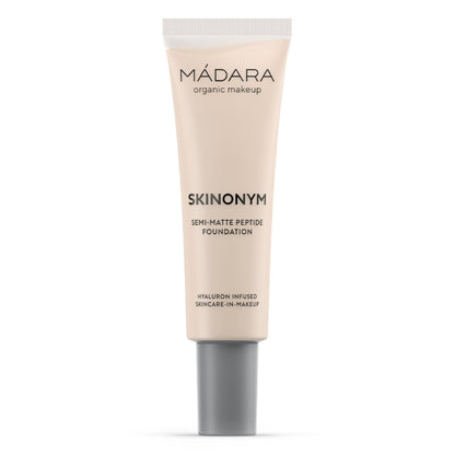 Madara SKINONYM Semi-Matte Peptide Foundation, 10 PORCELAIN, 30 ml - Madara