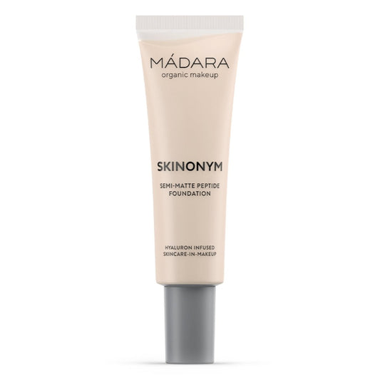 Madara SKINONYM Semi-Matte Peptide Foundation, 10 PORCELAIN, 30 ml - Madara