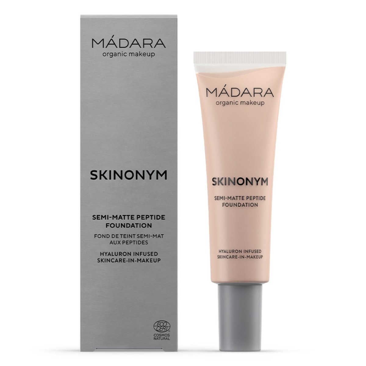 Madara SKINONYM Semi-Matte Peptide Foundation, 30 ROSE IVORY, 30 ml - Madara