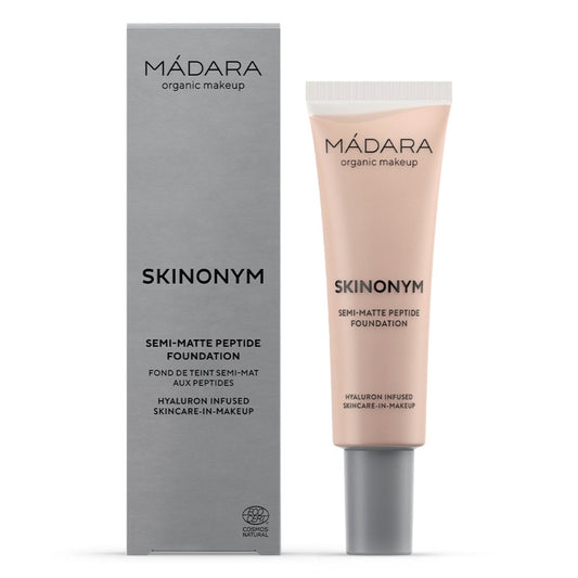 Madara SKINONYM Semi-Matte Peptide Foundation, 30 ROSE IVORY, 30 ml - Madara