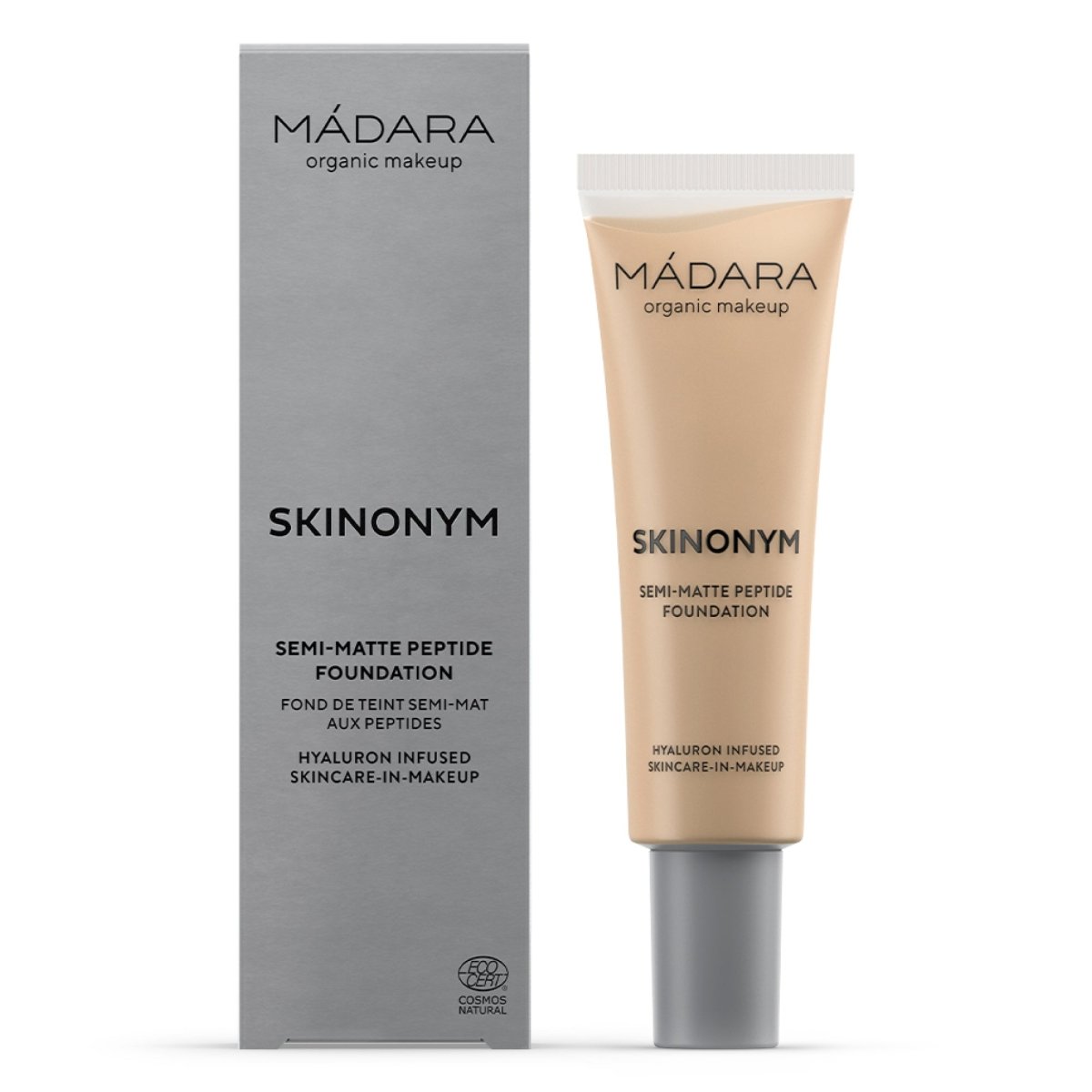 Madara SKINONYM Semi-Matte Peptide Foundation, 35 TRUE BEIGE, 30 ml - Madara