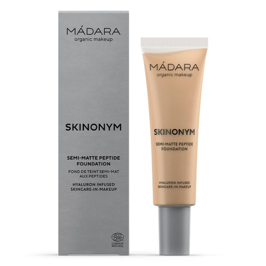 Madara SKINONYM Semi-Matte Peptide Foundation, 40 SAND, 30 ml - Madara
