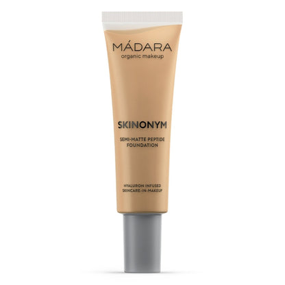 Madara SKINONYM Semi-Matte Peptide Foundation, 50 GOLDEN SAND, 30 ml - Madara