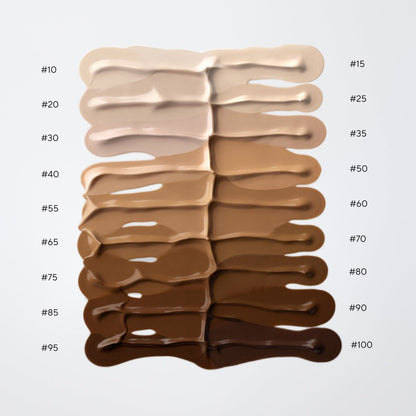 Madara SKINONYM Semi-Matte Peptide Foundation, 65 WARM TAN, 30 ml - Madara