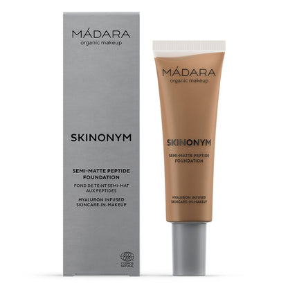 Madara SKINONYM Semi-Matte Peptide Foundation, 75 AUBURN, 30 ml - Madara