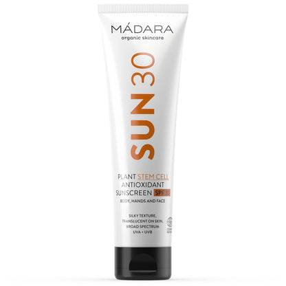 Mádara SUN30 Plant Stem Cell Antioxidant Sunscreen SPF 30, 100 ml - Madara