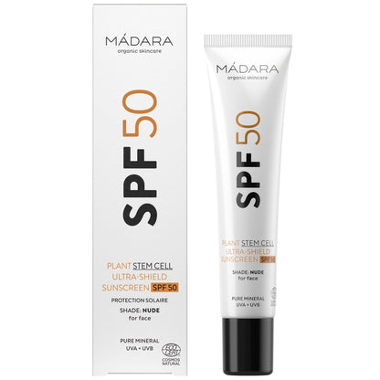 Madara Ultra-Shield-Sonnenschutz mit Pflanzenstammzellen mit SPF50, 40 ml - Madara