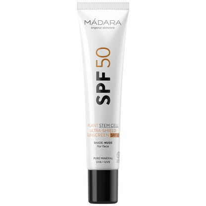 Madara Ultra-Shield-Sonnenschutz mit Pflanzenstammzellen mit SPF50, 40 ml - Madara