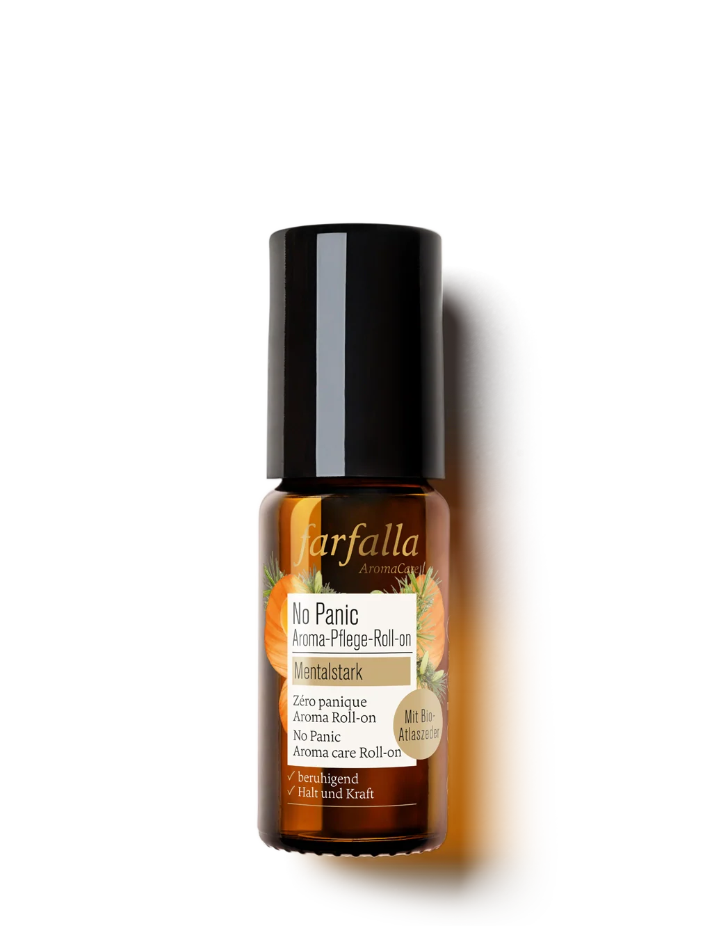 Farfalla – No panic Aroma-Pflege-Roll-on, Mentalstark, 10 ml