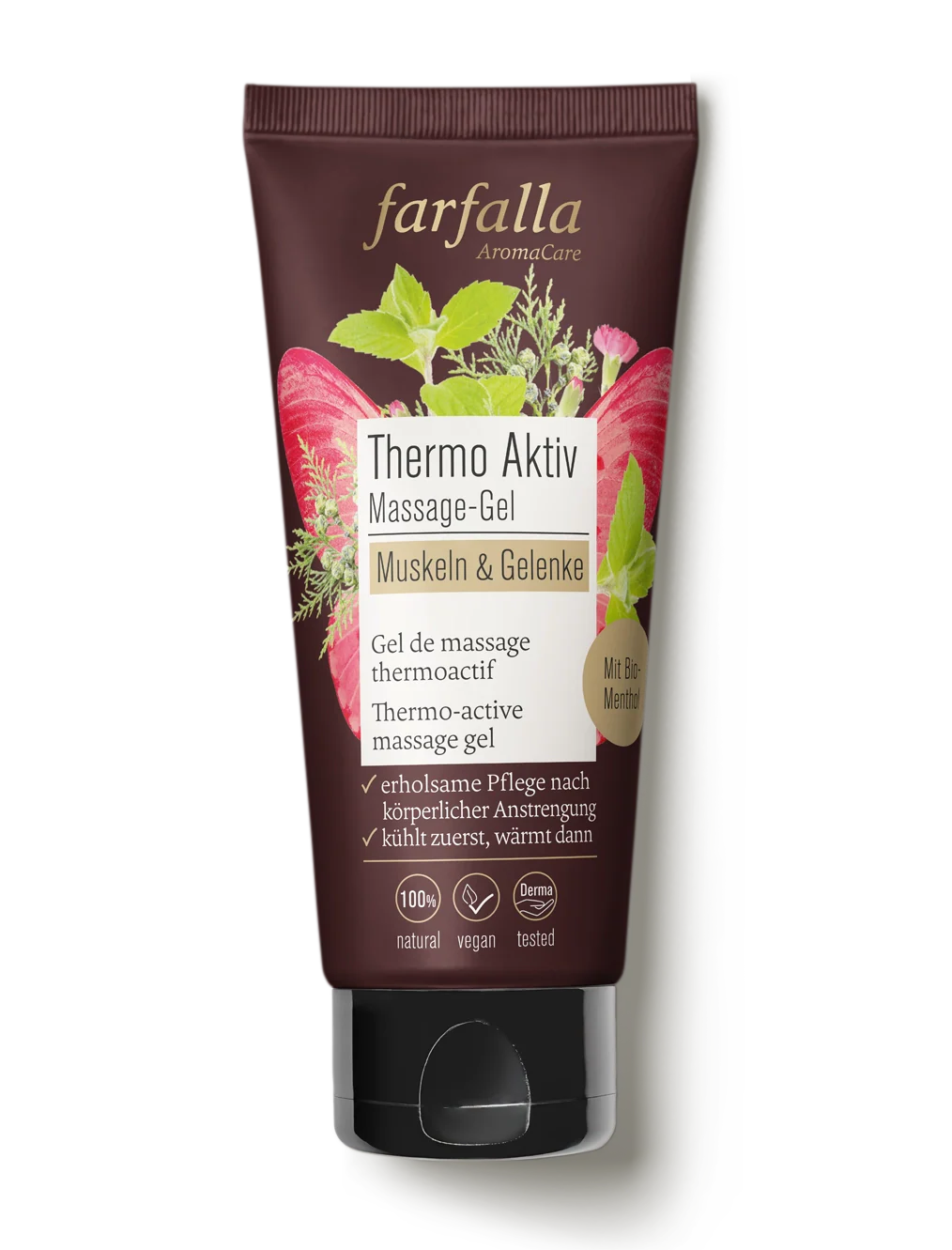 Farfalla – Muskeln & Gelenke, Thermo Aktiv Massage-Gel, 100 ml