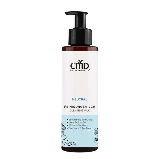CMD Neutral Reinigungsmilch mit Salz vom Toten Meer 200 ml - die Naturcosmetic