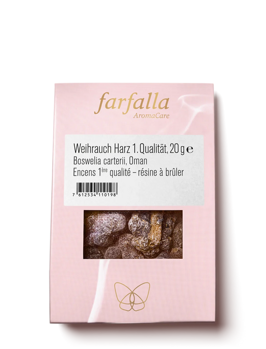 Farfalla – Weihrauch Harz 1. Qua. (B. carterii), 20 g