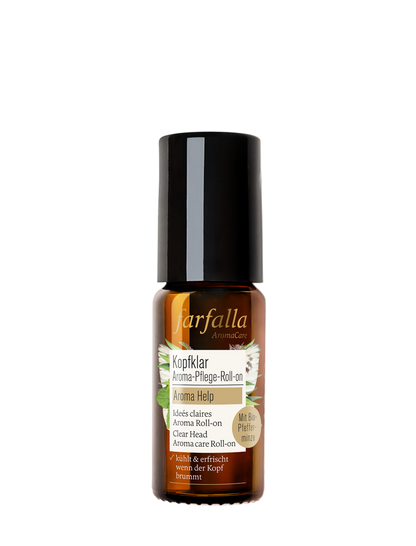 Farfalla – Kopfklar Aroma-Pflege-Roll-on, Aroma Help, 10 ml