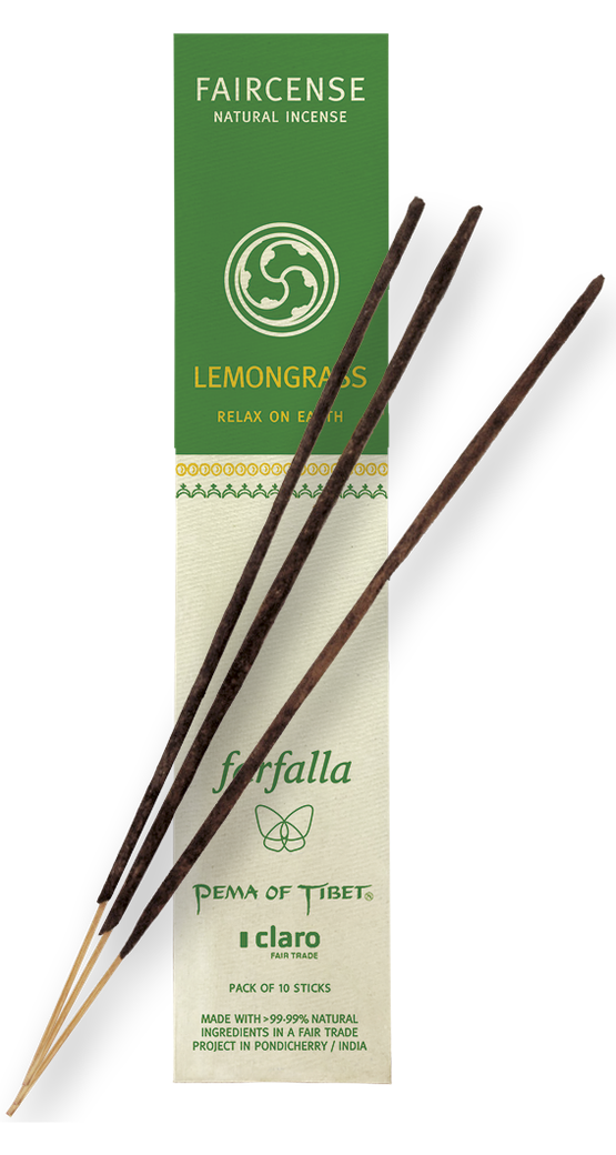 Farfalla Lemongrass / Relax on Earth, Faircense Räucherstäbchen
