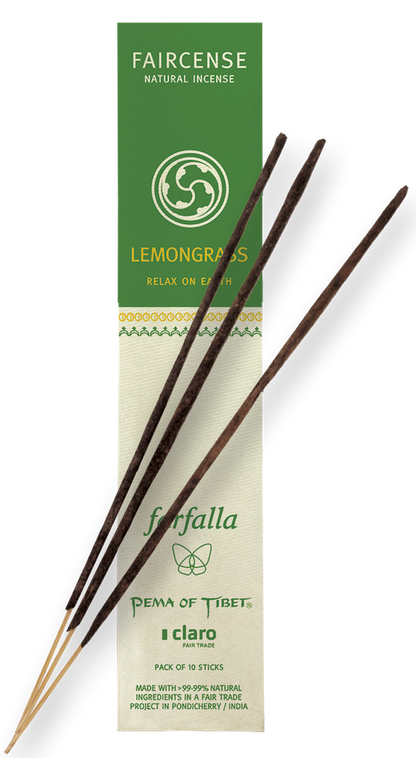 Farfalla Lemongrass / Relax on Earth, Faircense Räucherstäbchen