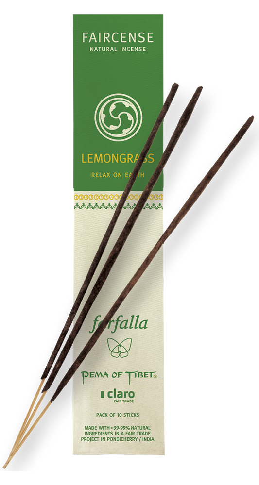 Farfalla Lemongrass / Relax on Earth, Faircense Räucherstäbchen