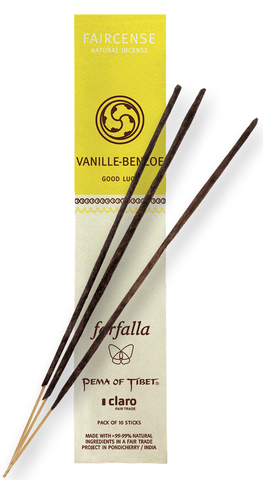 Farfalla Vanille/Benzoe / Good Luck, Faircense Räucherstäbchen