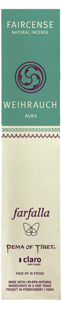 Farfalla Weihrauch / Aura, Faircense Räucherstäbchen
