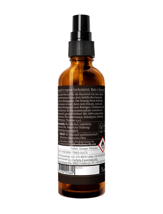 Farfalla – Winterschutz Bio-Raumspray, Bleib gesund, 75 ml