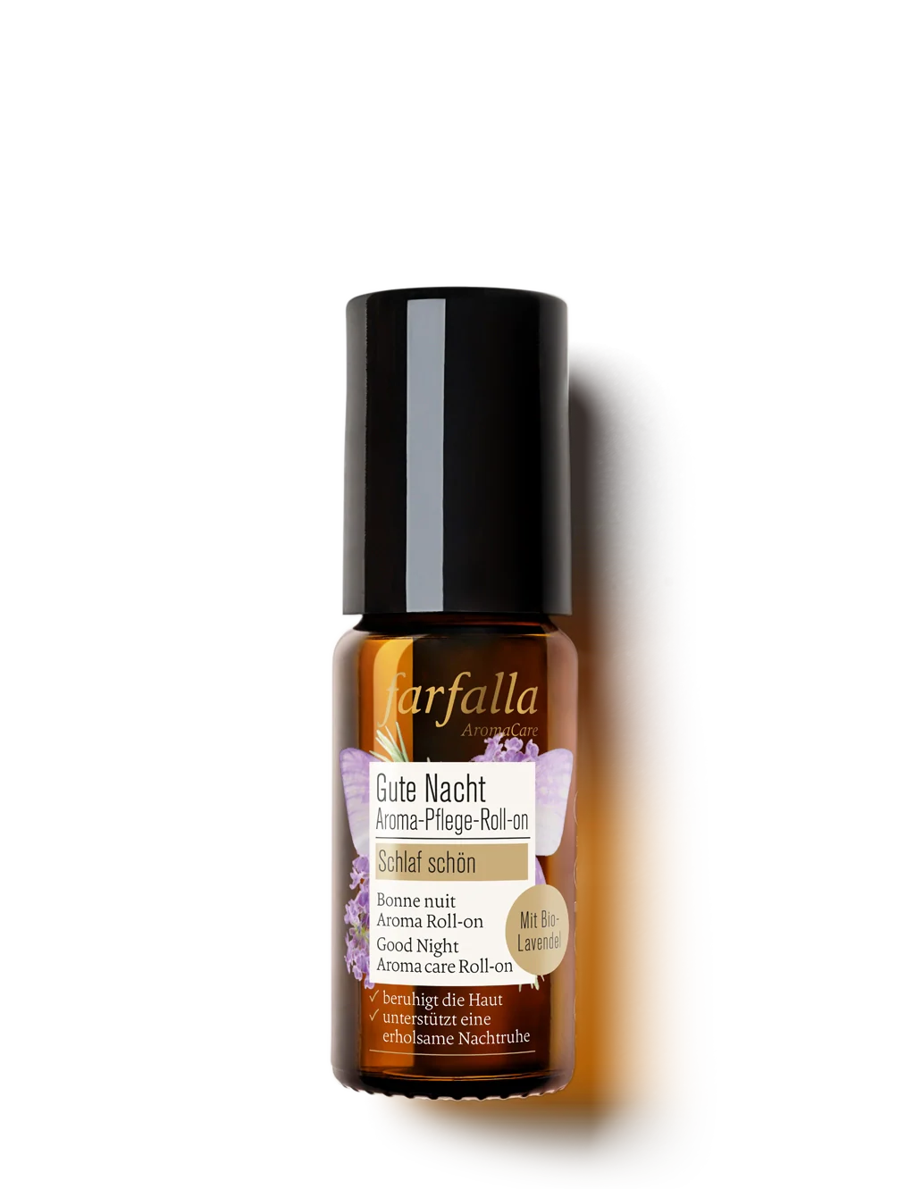Farfalla – Gute Nacht Aroma-Pflege-Roll-on, Schlaf schön, 10 ml