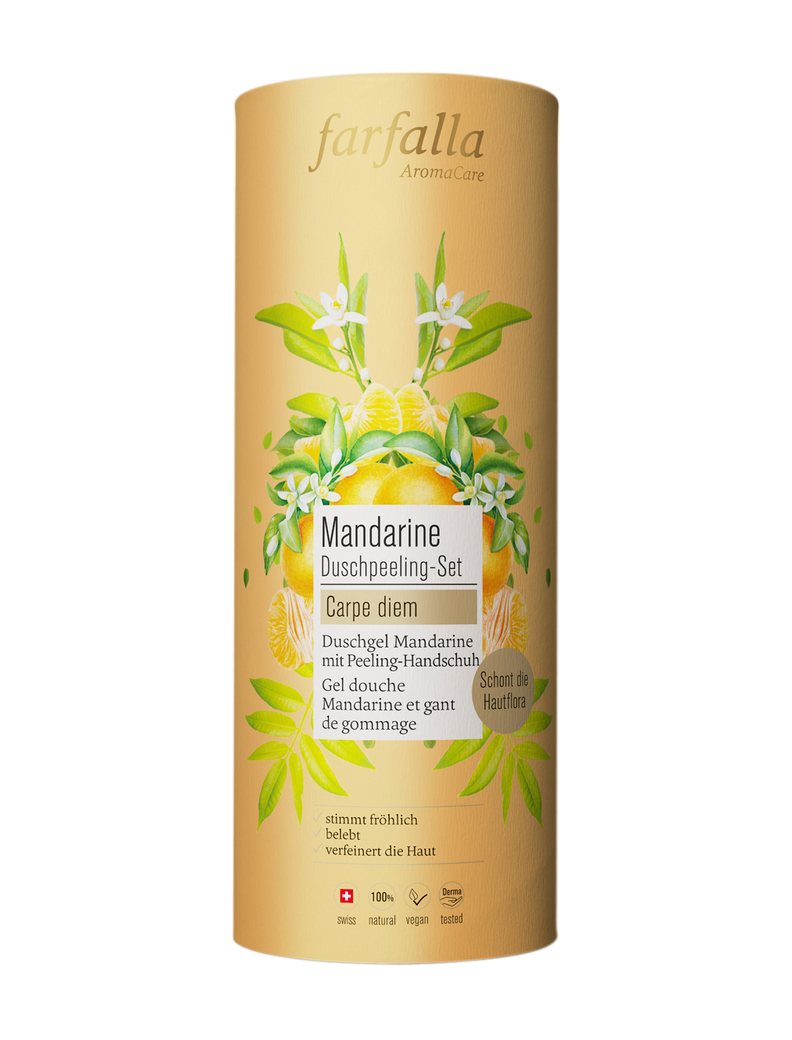 Farfalla Mandarine Duschpeeling-Set 200 ml