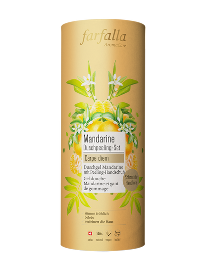 Farfalla Mandarine Duschpeeling-Set 200 ml