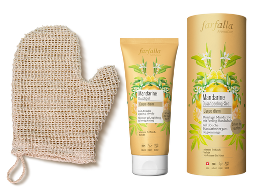 Farfalla Mandarine Duschpeeling-Set 200 ml