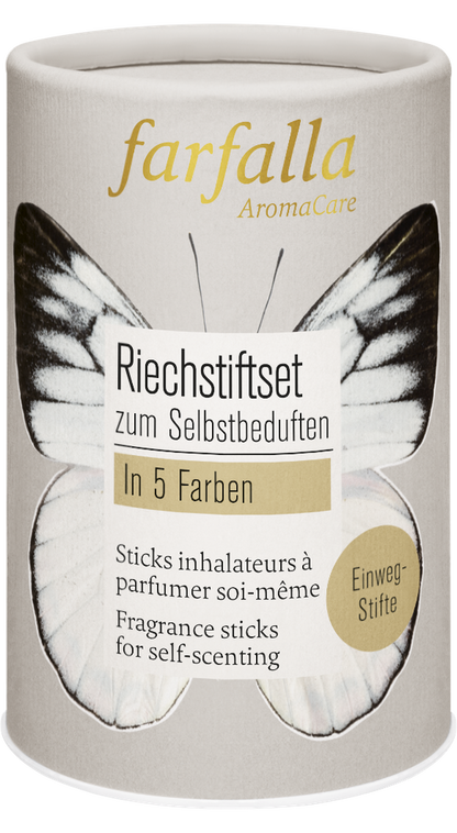 Farfalla Riechstiftset in 5 Farben
