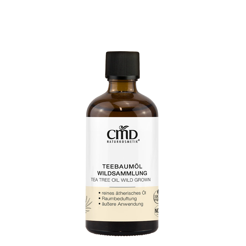 CMD Teebaumöl Wildsammlung 100 ml mit Tropfeinsatz - die Naturcosmetic