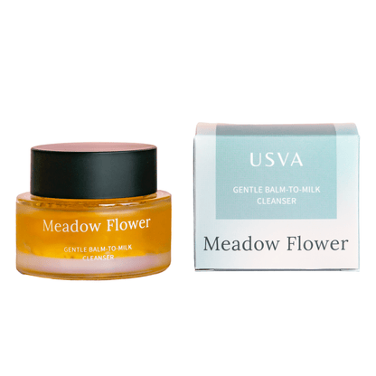 USVA Wiesenblumenbalsam-zu-Milch-Reinigungscreme 50 ml - USVA Naturkosmetik