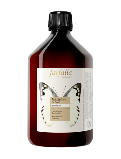Farfalla – Aprikosenkern Bio-Pflegeöl, Verwöhnzeit, 500 ml