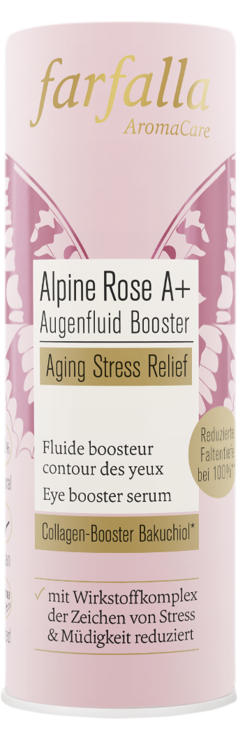 Farfalla Alpine Rose A+ Augenfluid Booster, Aging Stress Relief, 10ml