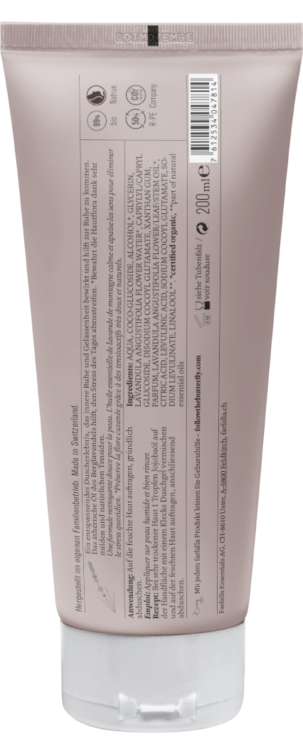 Farfalla Berglavendel Relax, Duschgel, 200ml