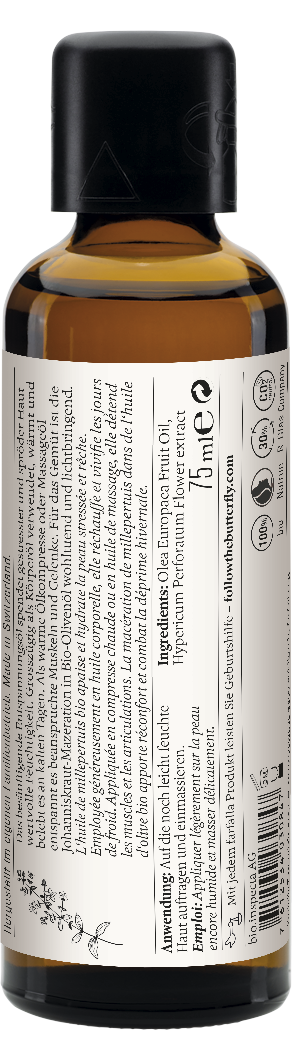 Farfalla – Johanniskraut, Bio-Pflegeöl, beruhigend, 75 ml