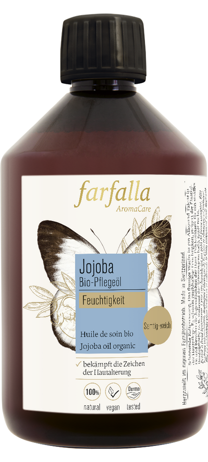 Farfalla – Jojoba Bio-Pflegeöl, Feuchtigkeit, 500 ml